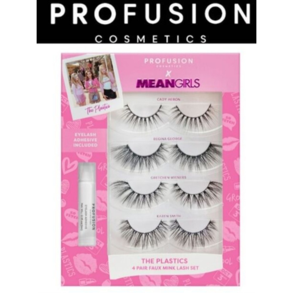 Profusion X Mean Girls The Plastics 4 Pair Faux Mink Lash Set